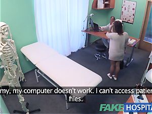 FakeHospital puny hot Russian teenager gets puss munched